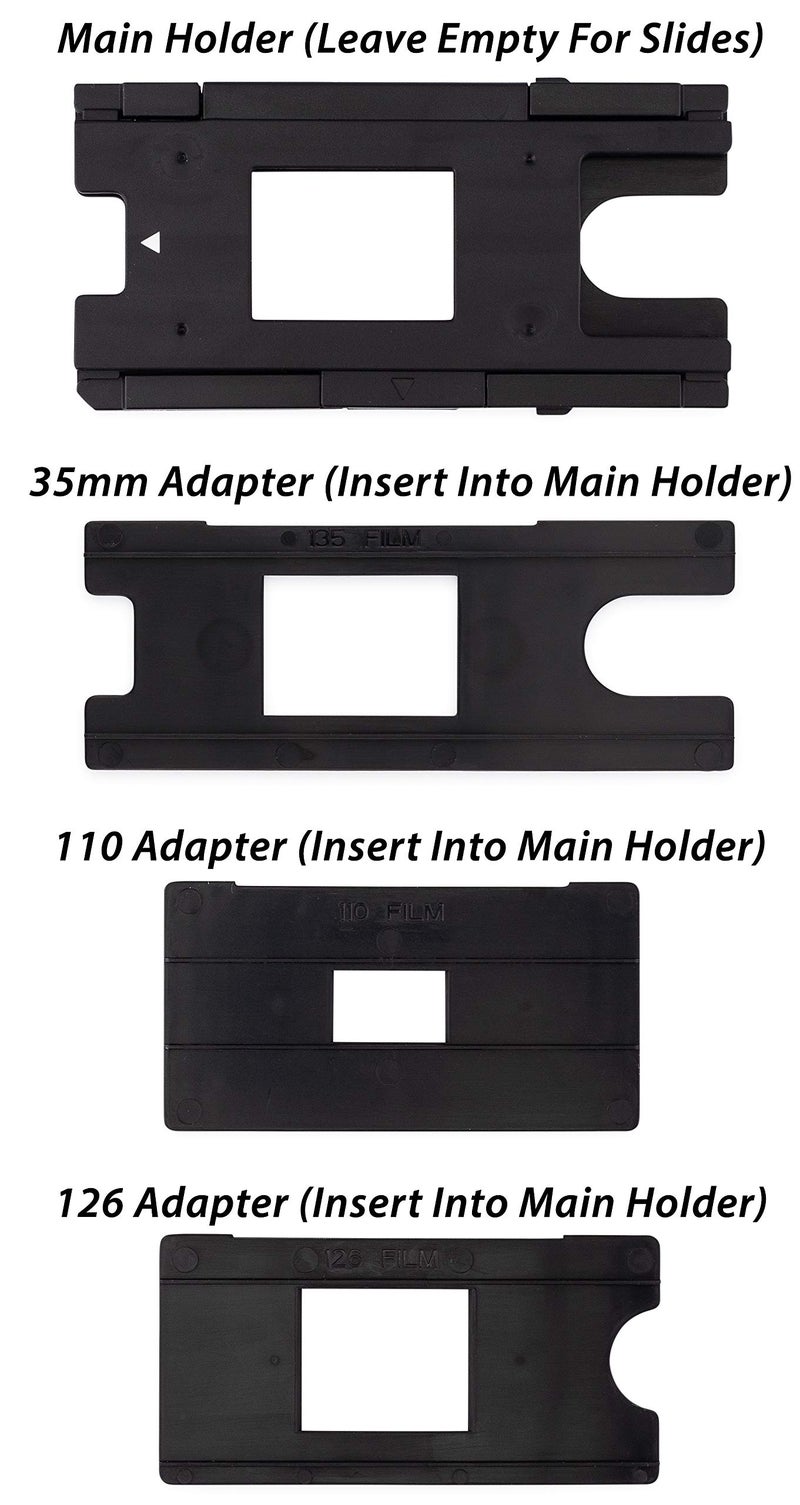 ClearClick ماسح الأفلام والشرائح ClearClick Virtuoso 2.0 (الجيل الثاني) بدقة 22 ميجابكسل مع شاشة LCD كبيرة 5 بوصات - تحويل شرائح 35 مم و 110 و 126 والسلبية إلى صور رقمية - Image 3